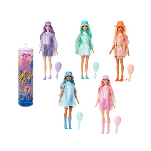 Muñeca BARBIE Color Reveal Serie Lluvia y Brillos, incluye ropa y - Main Image
