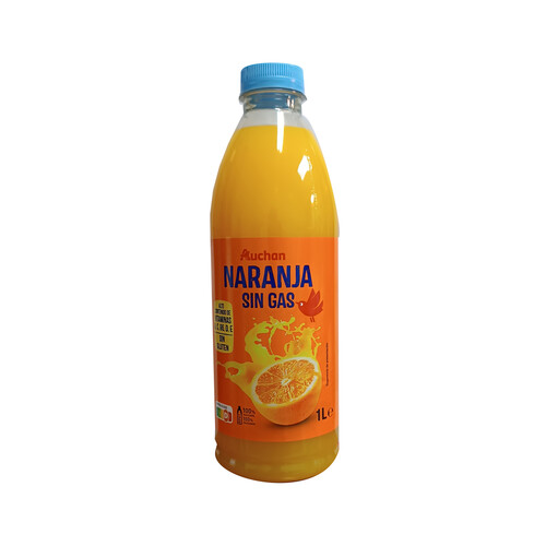 Bebida refrigerada naranja sin gas PRODUCTO ALCAMPO 1 l.