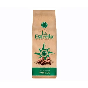LA ESTRELLA Café en grano torrefacto 500 g.