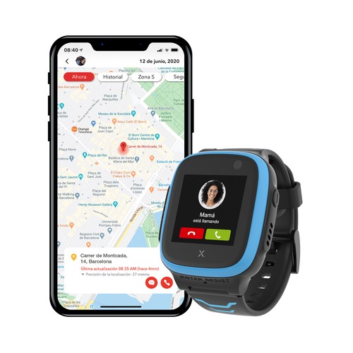 Smartwatch XPLORA X5 Play azul, pantalla 3,55cm (1,4"), GPS, Bluetooth.
