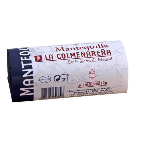 LA COLMENAREÑA Rulo de mantequilla sin sal LA COLMENAREÑA 250 g.