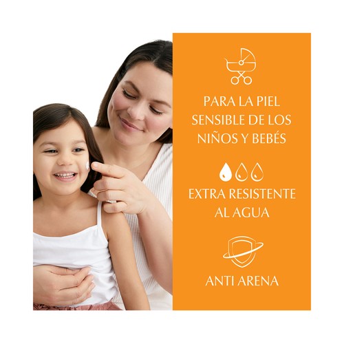 EUCERIN Sensitive protect kids Gel crema solar corporal y facial para niños con FPS 50+ (muy alto) 200 ml.