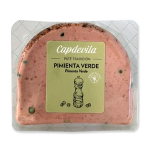 CAPDEVILLA Paté tradiconal a la pimienta verde 100 g.