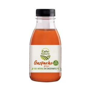CAÑA NATURE Gazpacho fresco tradicional andaluz, 100% natural, elaborado sin gluen y sin conservantes CAÑA NATURE 33 cl.