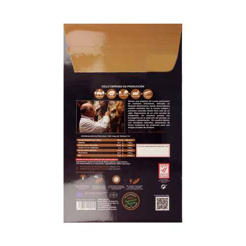ALCAMPO PRODUCCIÓN CONTROLADA Jamón de bellota ibérico (50% raza ibérica) ALCAMPO PRODUCCIÓN CONTROLADA 80 g.