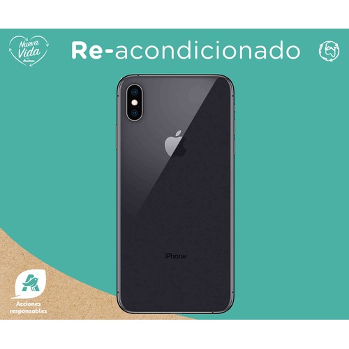 Apple iPHONE XS gris espacial (REACONDICIONADO), 64GB, Chip A12