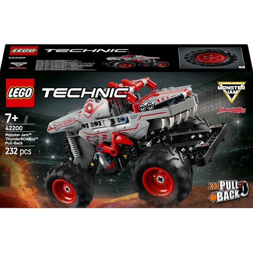 LEGO Technic Monster Jam ThunderROARus con Motor de Carga Manual 42200, 232 piezas, +7 años.