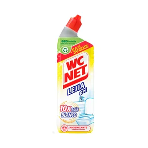 WC NET Gel limpiador WC blanco extra 750 ml.