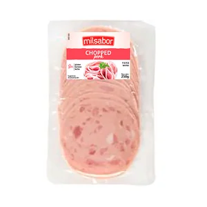 MILSABOR Chopped de cerdo, cortado en lonchas 250 g.