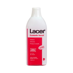 LACER Enjuague bucal uso diario con flúor y sin alcohol 1 l.