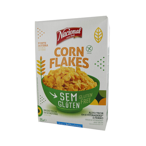 NACIONAL Cereales Corn Flakes sin gluten NACIONAL 375 gr.
