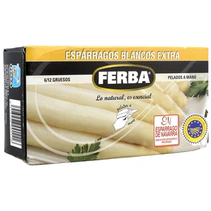 FERBA Espárragos blancos 6-12 piezas 250 g.
