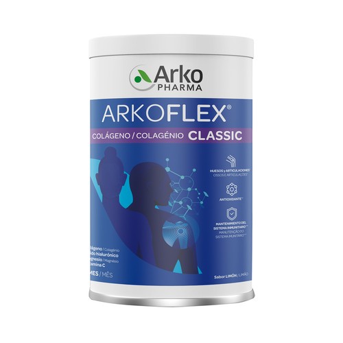 ARKOPHARMA Arkoflex Complemento alimenticio a base de colágeno sabor a limón 360 g.