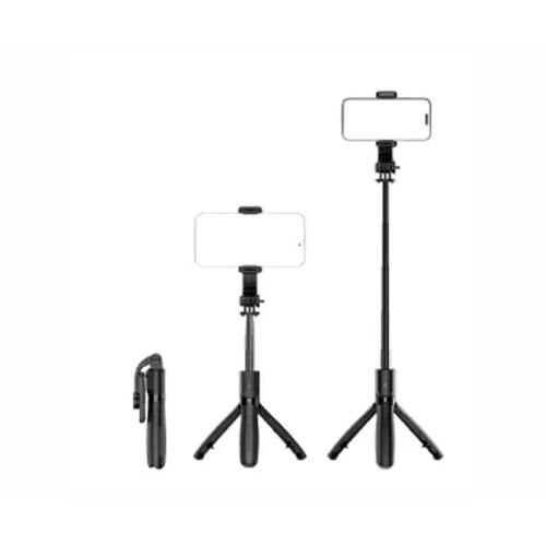 Palo para selfie con bluetooth Q.8875, longitud regulable de 35 a 69 cm, bluetooth 5.2