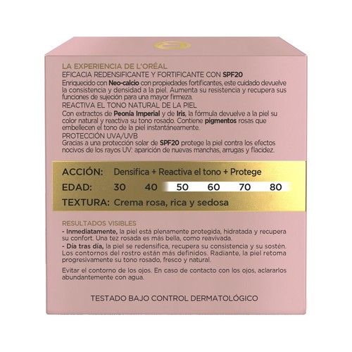 L´ORÉAL PARIS Age perfect golden age 50 ml Crema de día con SFP 20, para pieles maduras y apagadas.