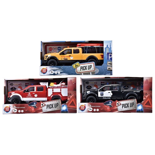 Coche Pick Up con luz y sonido, modelos surtidos +3 Años ONE, TWO FUN