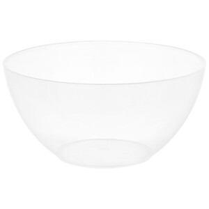 Imagen de Ensaladera de plástico transparente reutilizable, 24cm de diámetro, ACTUEL.