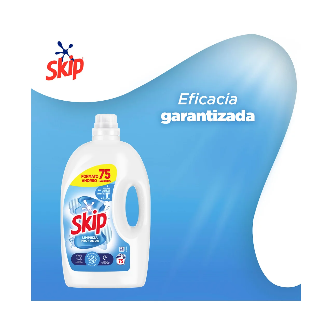 Active clean Detergente líquido para una limpieza profunda 75 ds.