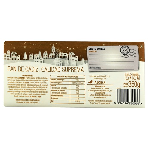 PRODUCTO ALCAMPO Pan de Cádiz 350 g.