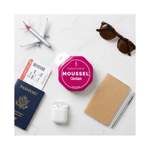 MOUSSEL Classique Gel de viaje para baño o ducha, con aceites esenciales 60 ml.