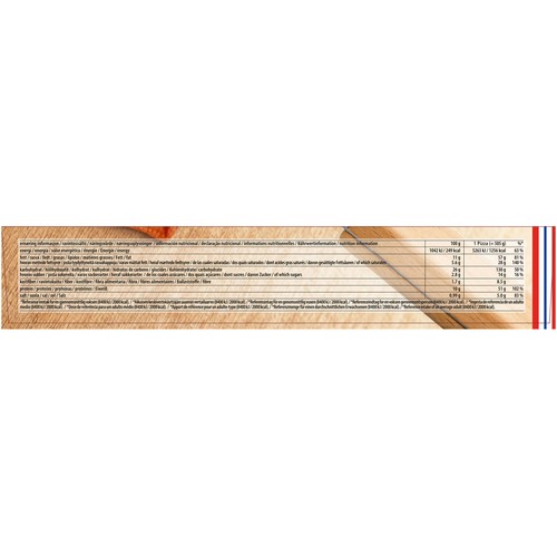DR. OETKER Pizza rústrica 5 quesos con borde relleno 505 g.