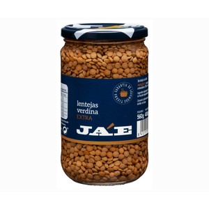 Imagen de JAE Lenteja cocida selección frasco de 400 gr.