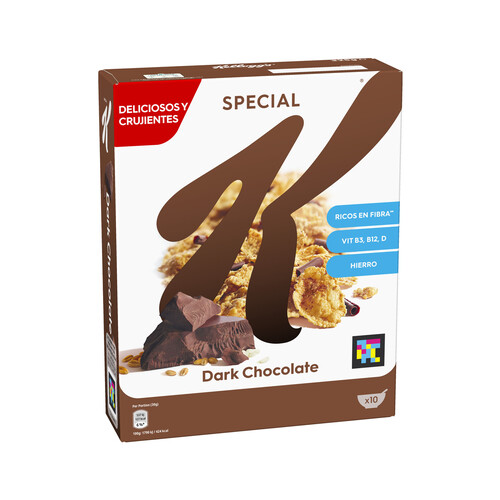 KELLOGG'S SPECIAL K Cereales con chocolate negro KELLOGG´S SPECIAL K 325 gr.