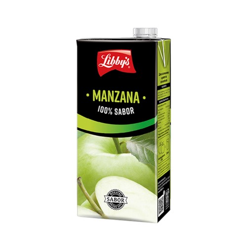 LIBBY"S Zumo de manzana 100 % brik de 1 l.