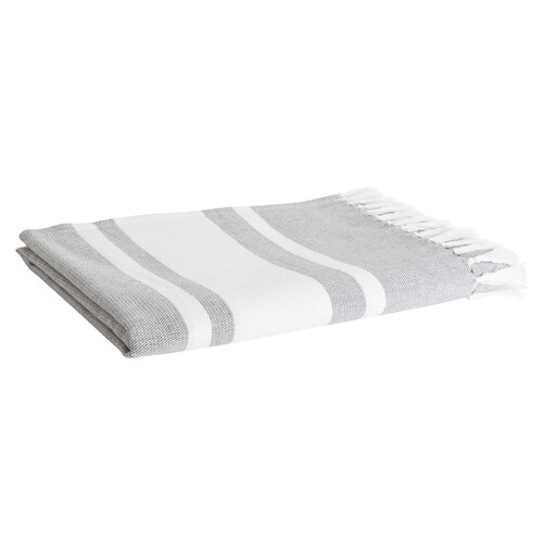 Fouta de rayas, 90x180cm, 100% Algodón, 180g/m², ACTUEL. Diferentes modelos, 1 unidad.