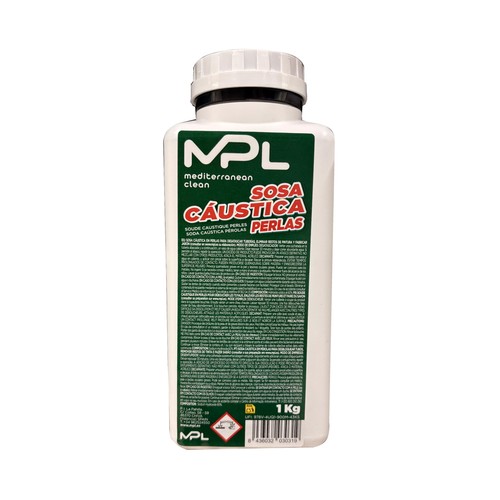 MPL Sosa cáustica perlas desatascadoras de tuberías 1kg