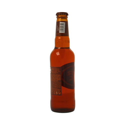 SUPER BOCK Cerveza portuguesa tipo abadía botella de 33 centilitros