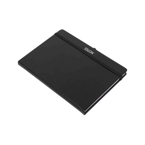 Cuaderno A5 70G 96H Tapa Negra Hojas 1 Raya Papel FSC ALCAMPO