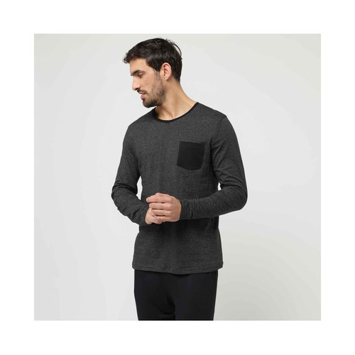 Camiseta de pijama de manga larga para hombre IN EXTENSO, talla L.