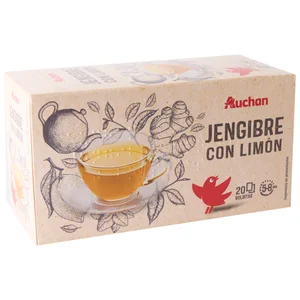 PRODUCTO ALCAMPO Infusión de jengibre con limón 20 uds.