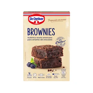 DR. OETKER Preparado alimenticio en polvo para hacer Brownies Dr. OETKER 456 gr,
