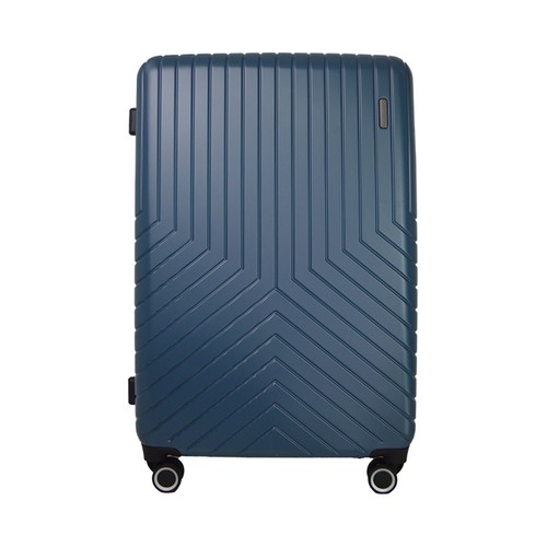 Maleta grande tipo trolley 8 ruedas light 77cm azul. AIRPORT