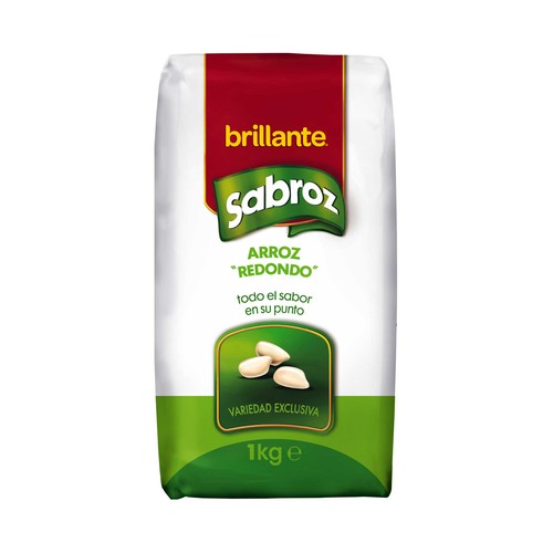 SABROZ BRILLANTE Arroz redondo paquete de 1 kg