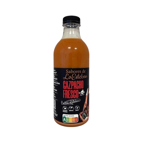 SABORES DE LA ESTEBAN Gazpacho fresco elaborado con tomate Kumato SABORES DE LA ESTEBAN 1 l.