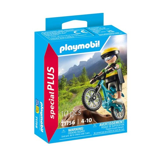 Ciclista de montaña PLAYMOBIL.