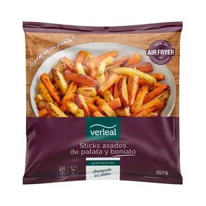 VERLEAL Sticks asados de patata y boniato 350 g.
