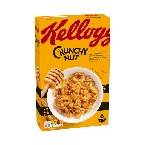 KELLOGG'S Cereales con miel KELLOGG'S CRUNCHY NUT 500 g.