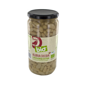 ALCAMPO ECOLÓGICO Alubias cocidas ALCAMPO ECOLÓGICO 450 g.