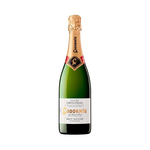 CODORNIU Cuvee original Cava brut nature ecológico con D.O. Cava botella 75 cl.