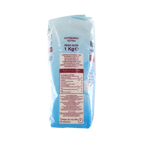 MARGABIO Arroz redondo blanco ecológico 1 kg.
