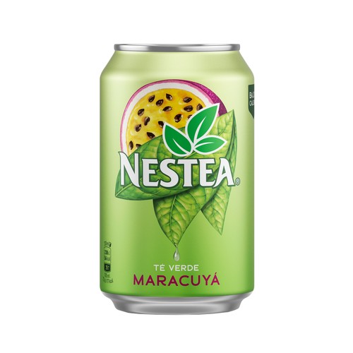 NESTEA Bebida de té verde con maracuyá lata de 33 cl.