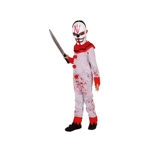 Disfraz Payaso Sanguinario Infantil 11-13 años. RUBIES
