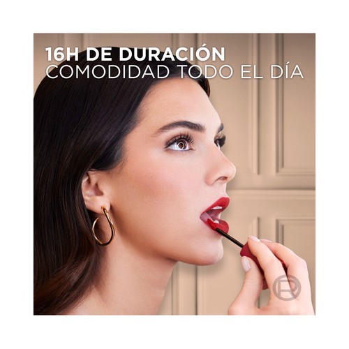 L´ORÉAL PARIS Le matte resistance  tono 420 True romance Labial líquido con acabado mate de larga duración (16 h).