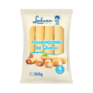 LEDUAN Flamenquines rellenos de queso 260 g.