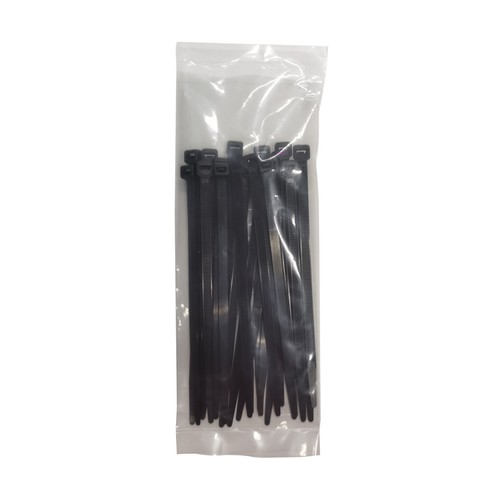 Set de 25 bridas negras 6X175mm AUCHAN.