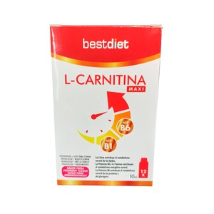 L-carnitina maxi 12 sticks 120 ml.